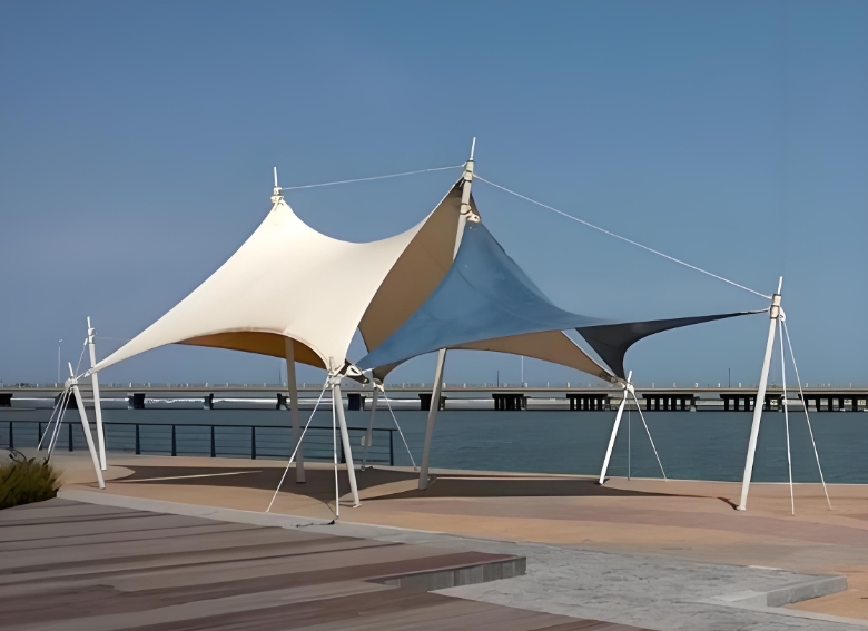 膜結(jié)構(gòu)景觀棚03