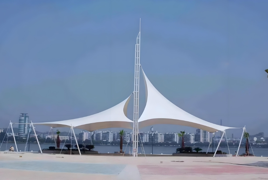 膜結構景觀棚08